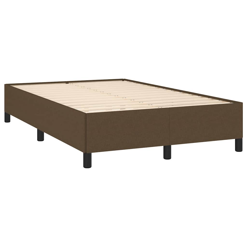 Giroletto senza Materasso Marrone Scuro 80x200 cm in Tessuto