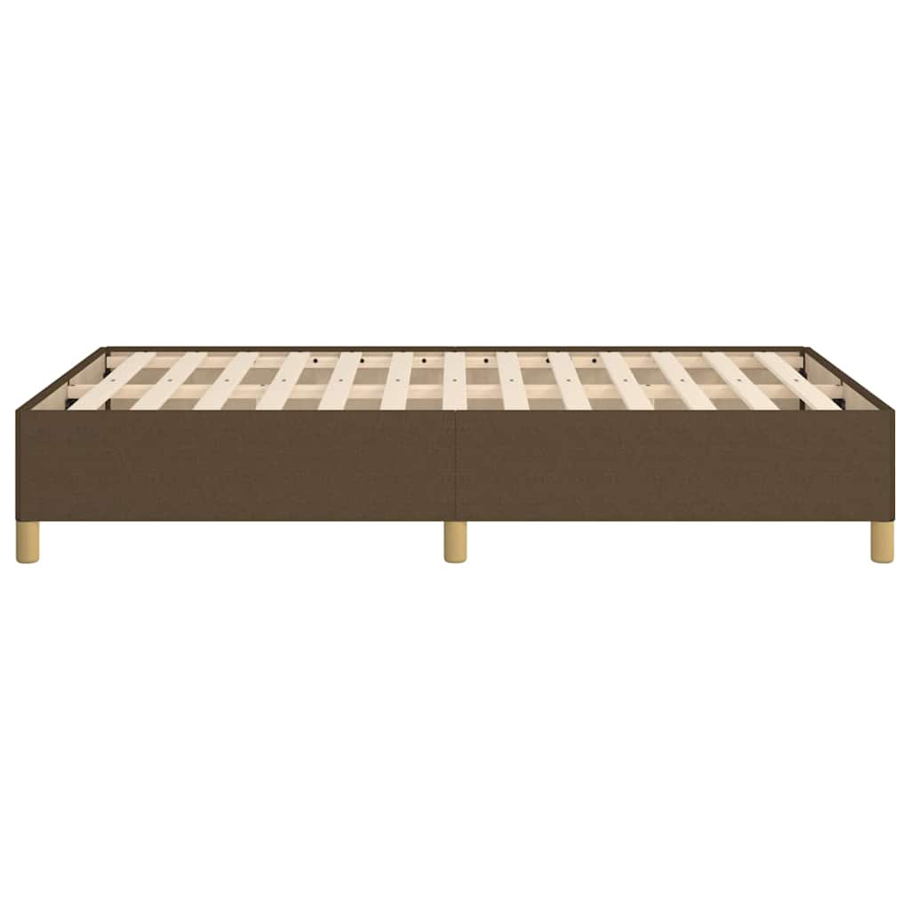 Giroletto senza Materasso Marrone Scuro 80x200 cm in Tessuto | homemem39