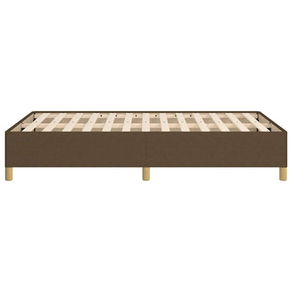 Giroletto senza Materasso Marrone Scuro 80x200 cm in Tessuto | homemem39