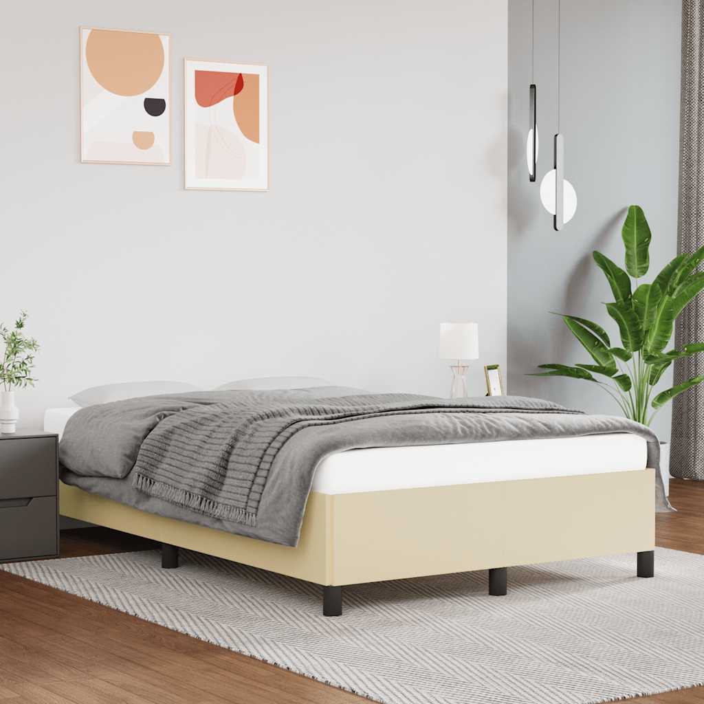 Giroletto senza Materasso Crema 120x190 cm Similpelle