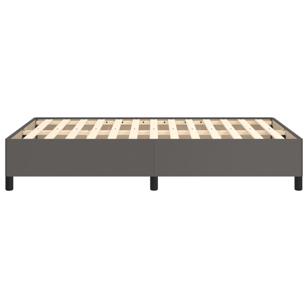 Giroletto senza Materasso Grigio 120x190 cm Similpelle