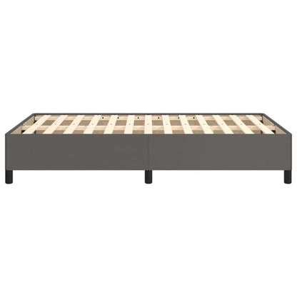 Giroletto senza Materasso Grigio 120x190 cm Similpelle