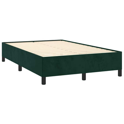 Giroletto senza Materasso Verde Scuro 120x190 cm Velluto