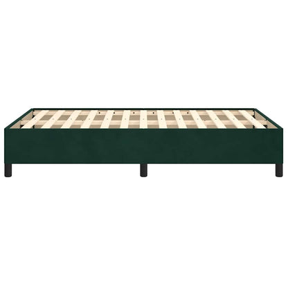 Giroletto senza Materasso Verde Scuro 120x190 cm Velluto