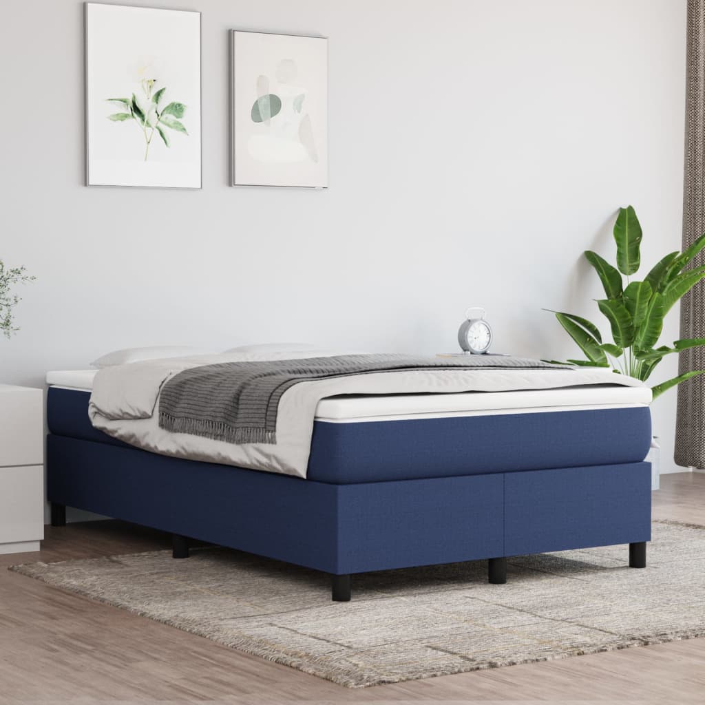 Giroletto a Molle con Materasso Blu 120x190 cm in Tessuto | homemem39