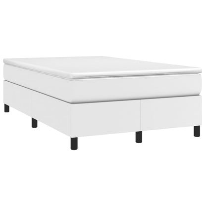 Giroletto a Molle con Materasso Bianco 120x190 cm in Similpelle | homemem39