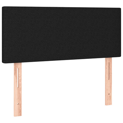 Giroletto a Molle con Materasso Nero 120x190 cm in Tessuto | homemem39