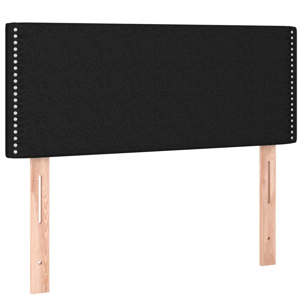 Giroletto a Molle con Materasso Nero 120x190 cm in Tessuto | homemem39