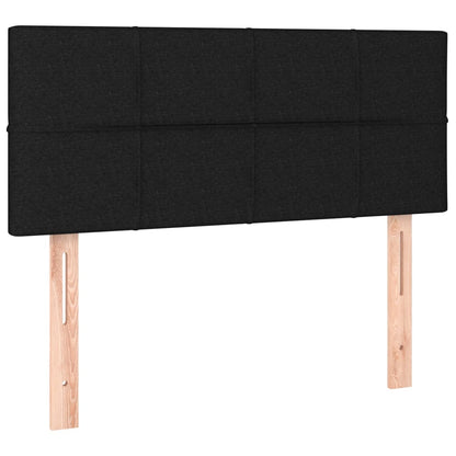 Giroletto a Molle con Materasso Nero 120x190 cm in Tessuto | homemem39