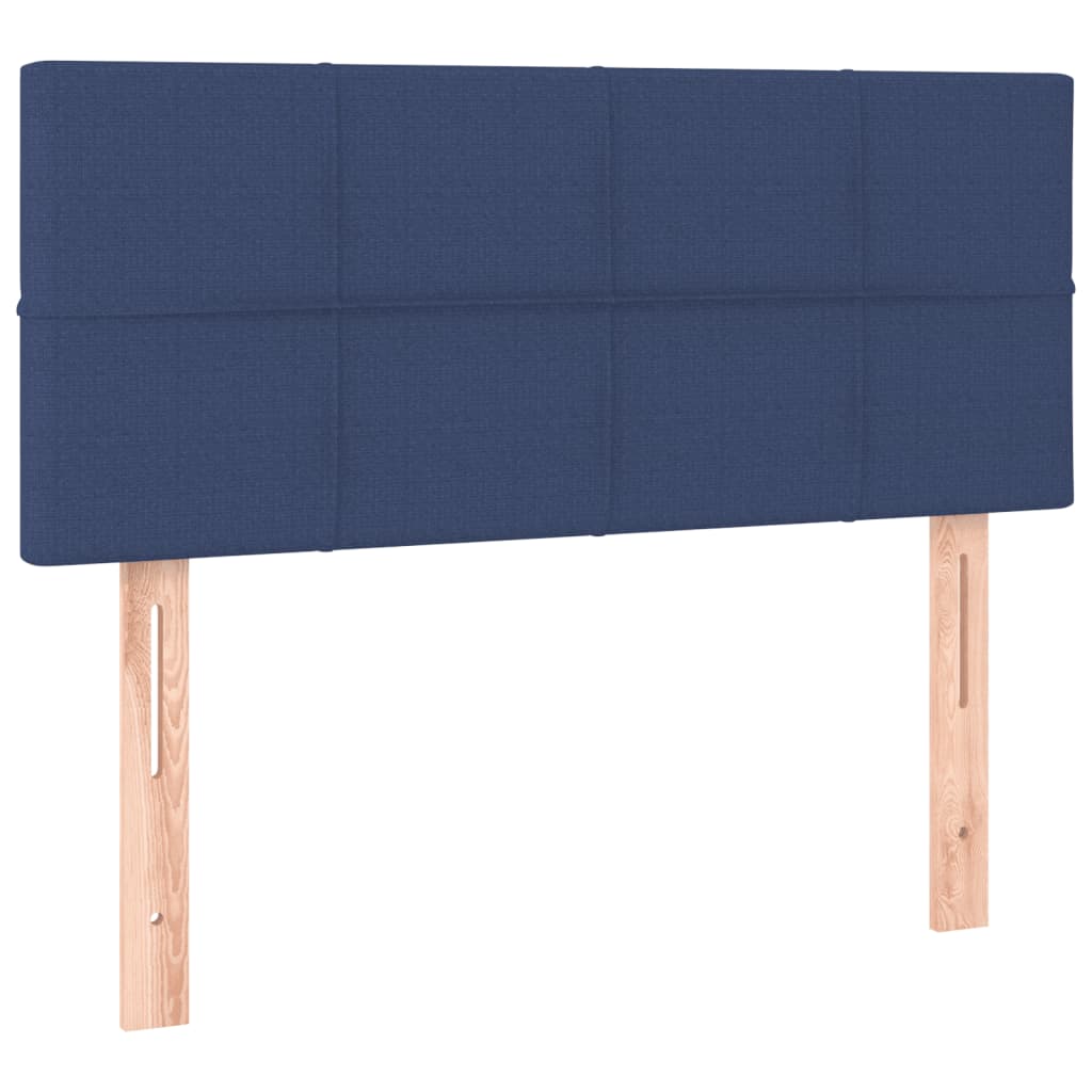 Giroletto a Molle con Materasso Blu 120x190 cm in Tessuto | homemem39