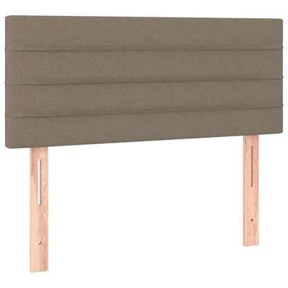 Giroletto a Molle con Materasso Tortora 120x190 cm in Tessuto | homemem39