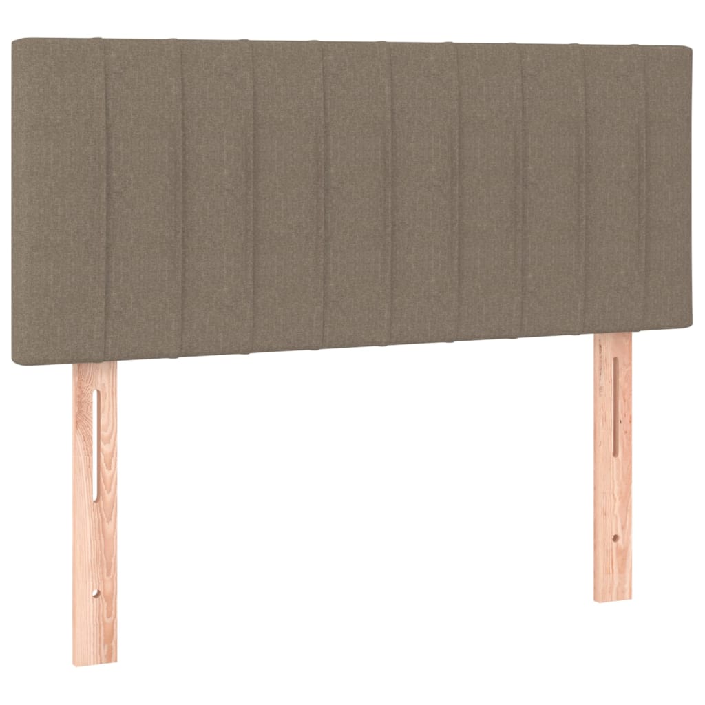 Giroletto a Molle con Materasso Tortora 120x190 cm in Tessuto | homemem39