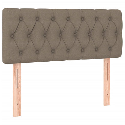 Giroletto a Molle con Materasso Tortora 120x190 cm in Tessuto | homemem39