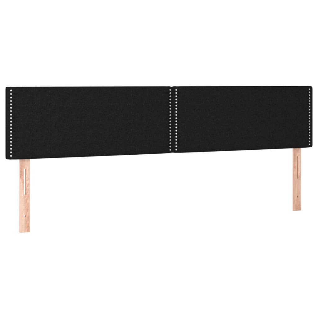 Giroletto a Molle con Materasso Nero 120x190 cm in Tessuto | homemem39