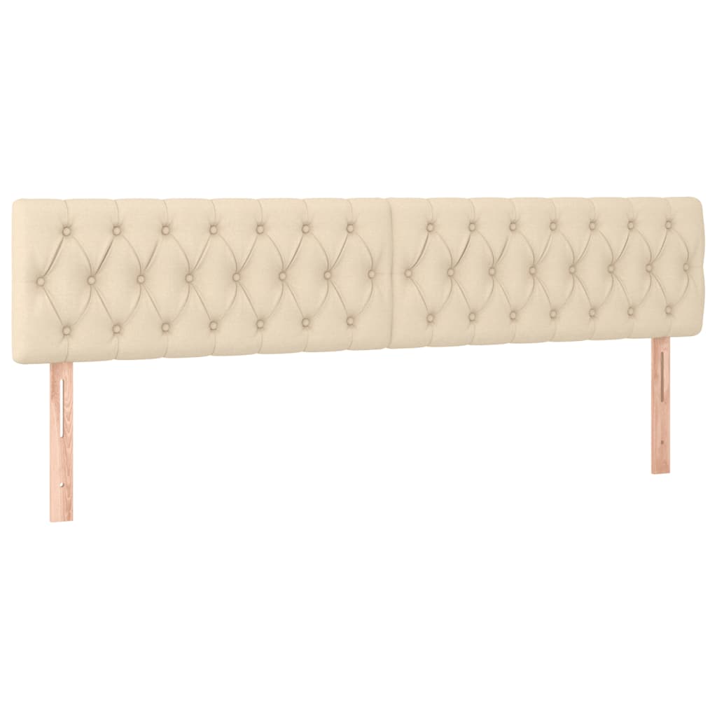 Giroletto a Molle con Materasso Crema 120x190 cm in Tessuto | homemem39