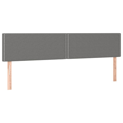 Giroletto a Molle con Materasso Grigio Scuro 120x190cm Tessuto | homemem39