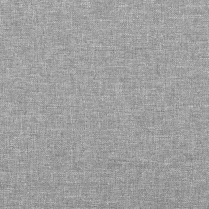 Giroletto a Molle con Materasso Grigio Chiaro 120x190cm Tessuto - homemem39