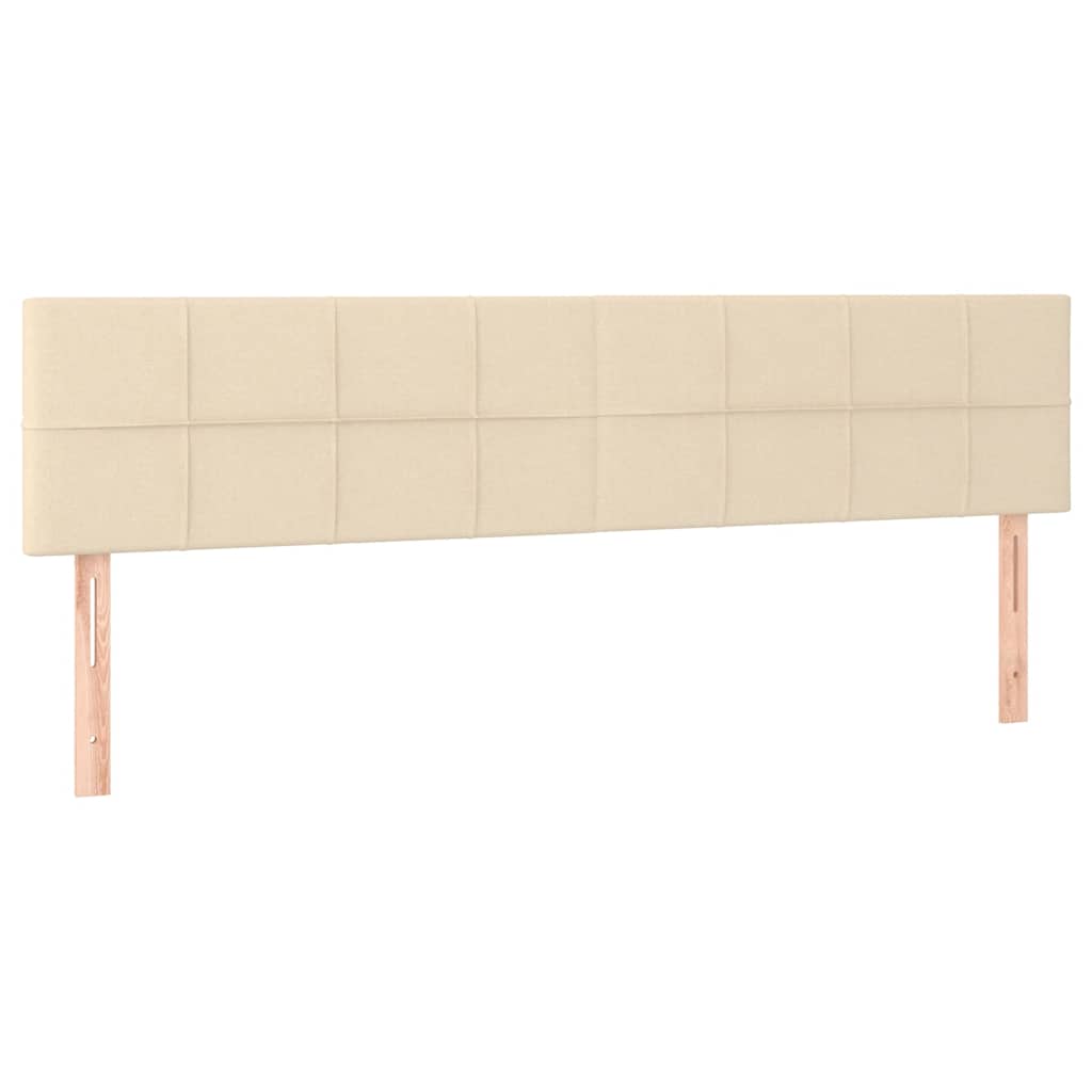 Giroletto a Molle con Materasso Crema 120x190 cm in Tessuto | homemem39
