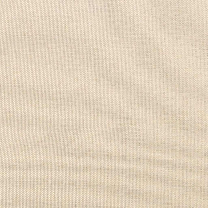 Giroletto a Molle con Materasso Crema 120x190 cm in Tessuto