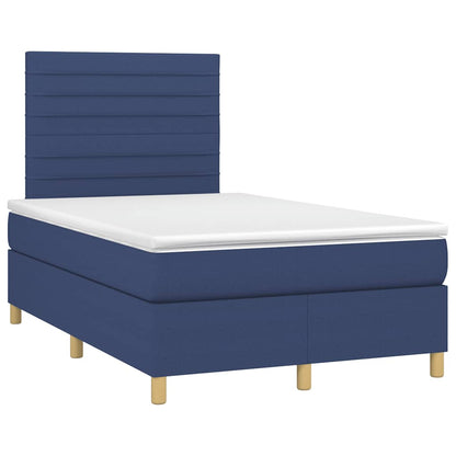 Giroletto a Molle con Materasso Blu 120x190 cm in Tessuto | homemem39
