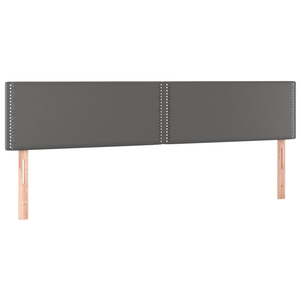 Giroletto a Molle con Materasso Grigio 120x190 cm in Similpelle | homemem39