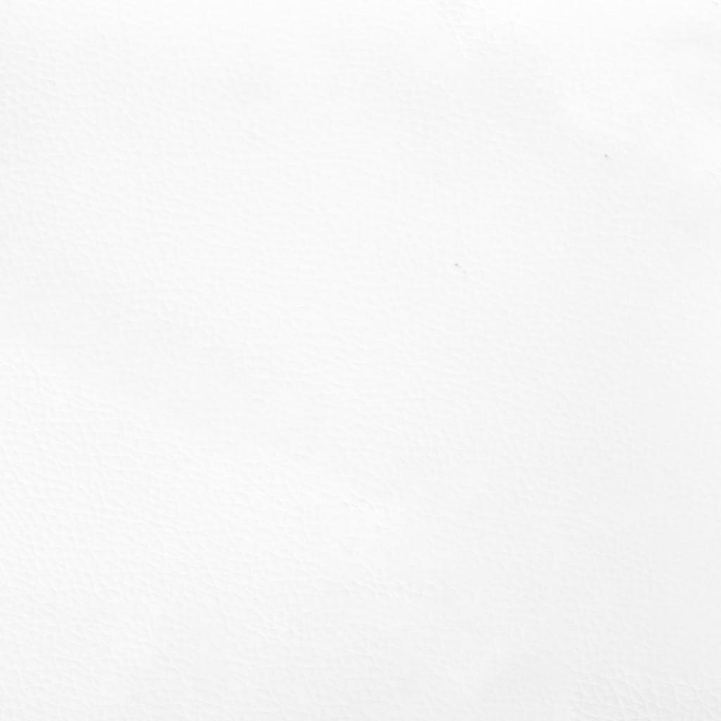 Giroletto a Molle con Materasso Bianco 120x190 cm in Similpelle | homemem39