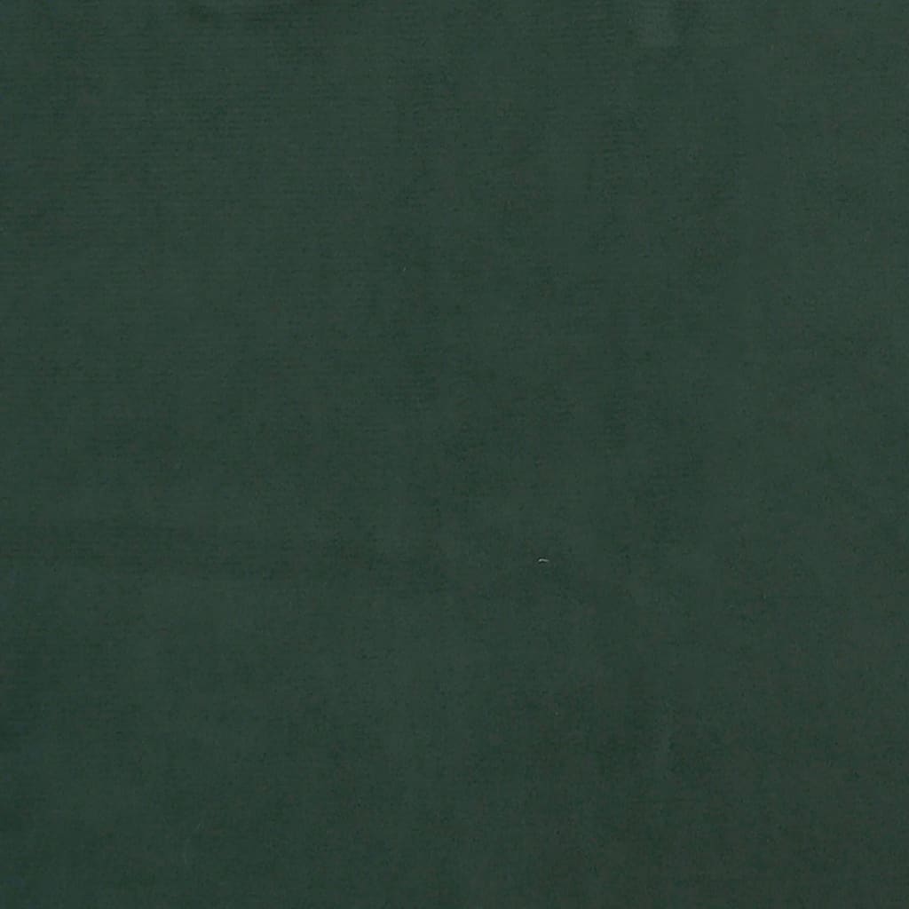 Giroletto a Molle con Materasso Verde Scuro 120x190 cm Velluto | homemem39