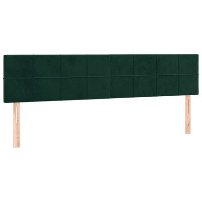 Giroletto a Molle con Materasso Verde Scuro 120x190 cm Velluto | homemem39