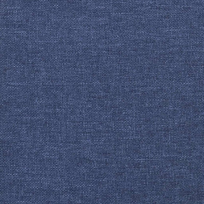 Letto a Molle con Materasso e LED Blu 120x190 cm in Tessuto