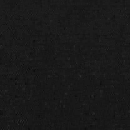 Letto a Molle con Materasso e LED Nero 120x190 cm in Tessuto