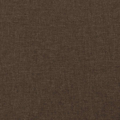 Letto a Molle Materasso e LED MarroneScuro 120x190cm in Tessuto | homemem39
