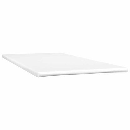 Letto a Molle con Materasso e LED Nero 120x190 cm in Tessuto