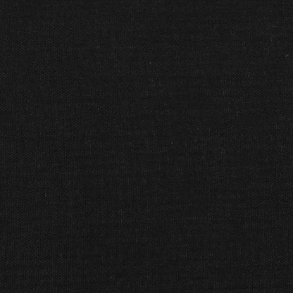 Letto a Molle con Materasso e LED Nero 120x190 cm in Tessuto