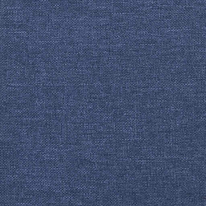 Letto a Molle con Materasso e LED Blu 120x190 cm in Tessuto