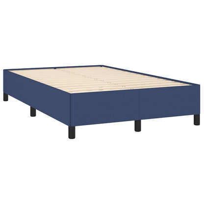 Letto a Molle con Materasso e LED Blu 120x190 cm in Tessuto | homemem39