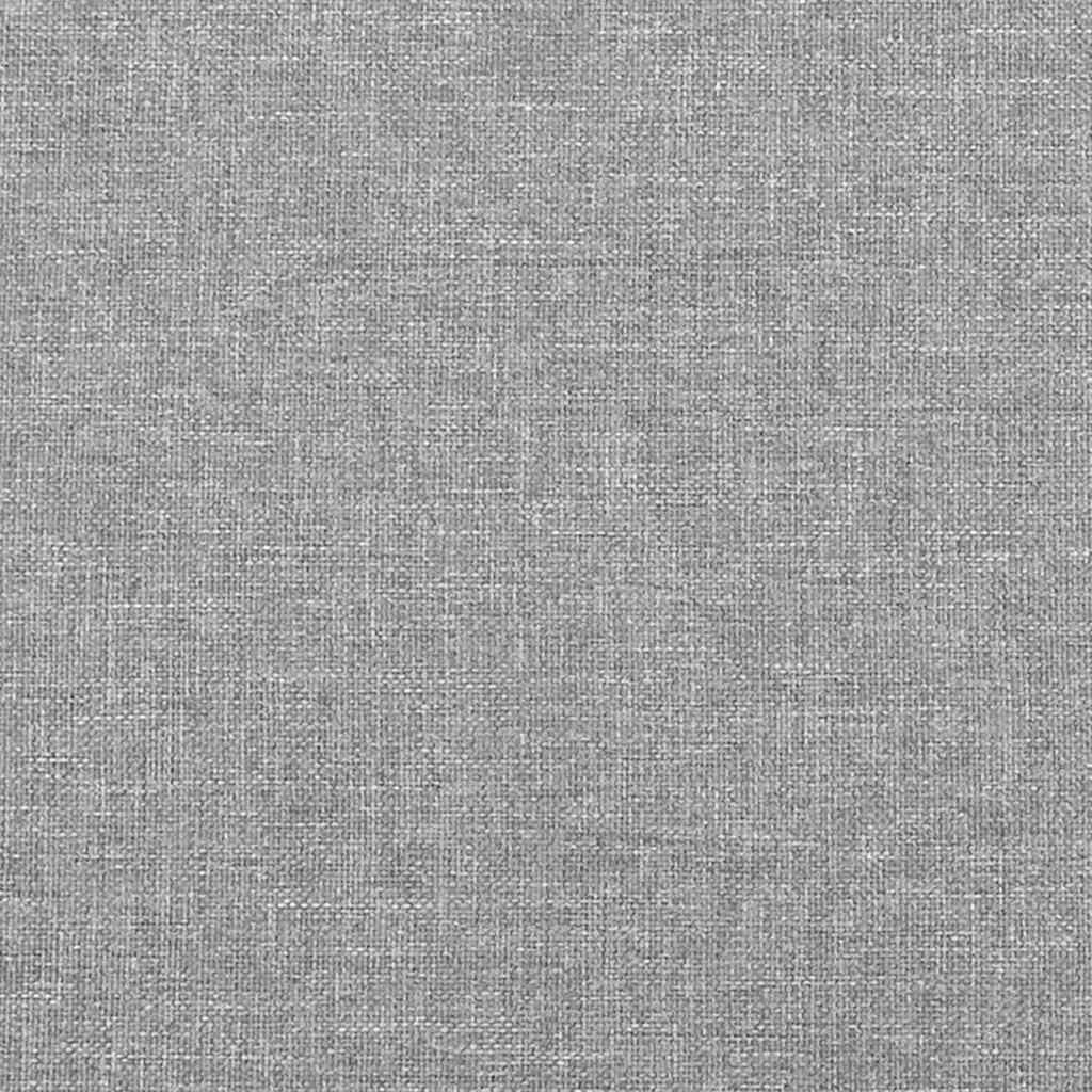 Letto a Molle Materasso e LED Grigio Chiaro 120x190 cm Tessuto - homemem39