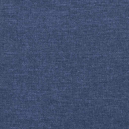 Letto a Molle con Materasso e LED Blu 120x190 cm in Tessuto | homemem39