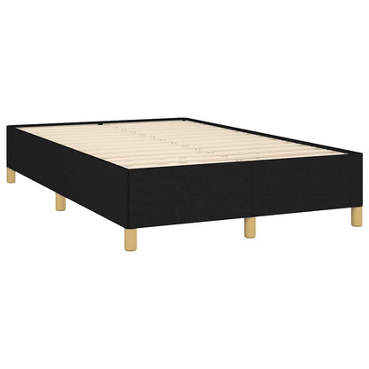 Letto a Molle con Materasso e LED Nero 120x190 cm in Tessuto - homemem39