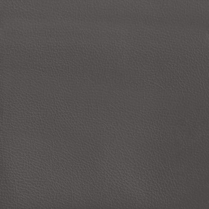 Giroletto Molle con Materasso e LED Grigio 120x190cm Similpelle | homemem39