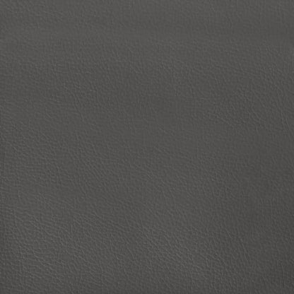Giroletto Molle con Materasso e LED Grigio 120x190cm Similpelle | homemem39