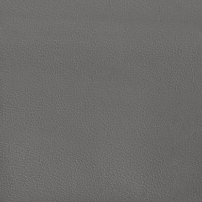Giroletto Molle con Materasso e LED Grigio 120x190cm Similpelle | homemem39