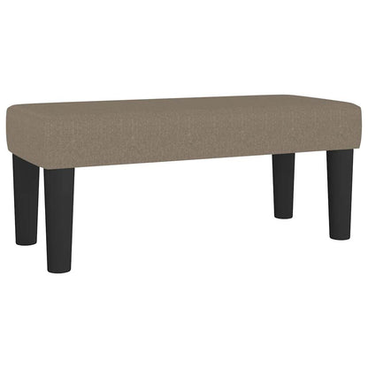 Giroletto a Molle con Materasso Tortora 120x190 cm in Tessuto | homemem39