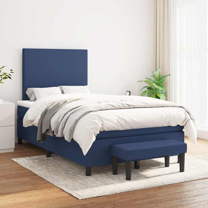 Giroletto a Molle con Materasso Blu 120x190 cm in Tessuto | homemem39