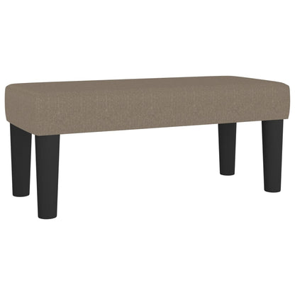 Giroletto a Molle con Materasso Tortora 120x190 cm in Tessuto | homemem39