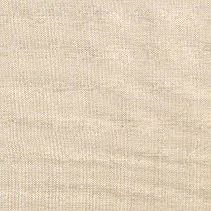 Giroletto a Molle con Materasso Crema 120x190 cm in Tessuto | homemem39