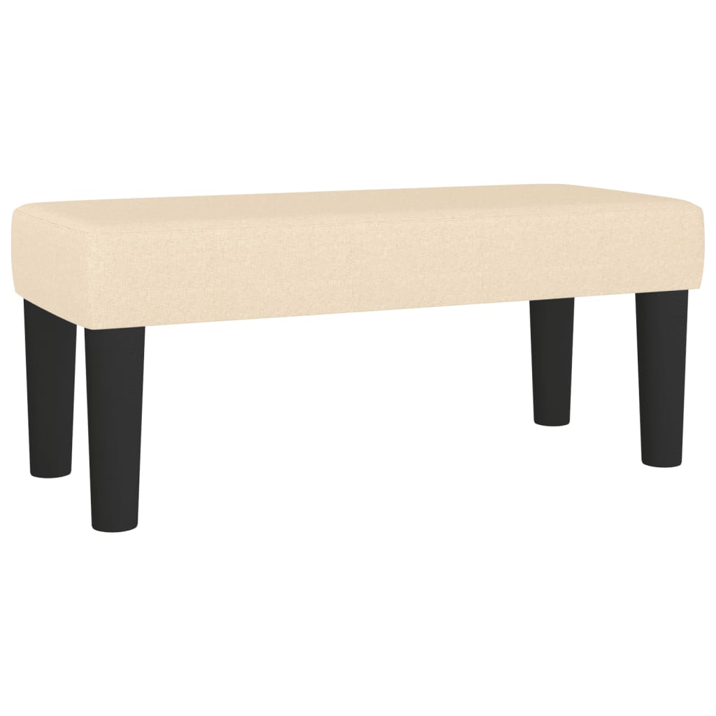 Giroletto a Molle con Materasso Crema 120x190 cm in Tessuto | homemem39
