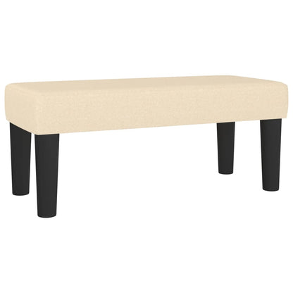 Giroletto a Molle con Materasso Crema 120x190 cm in Tessuto | homemem39