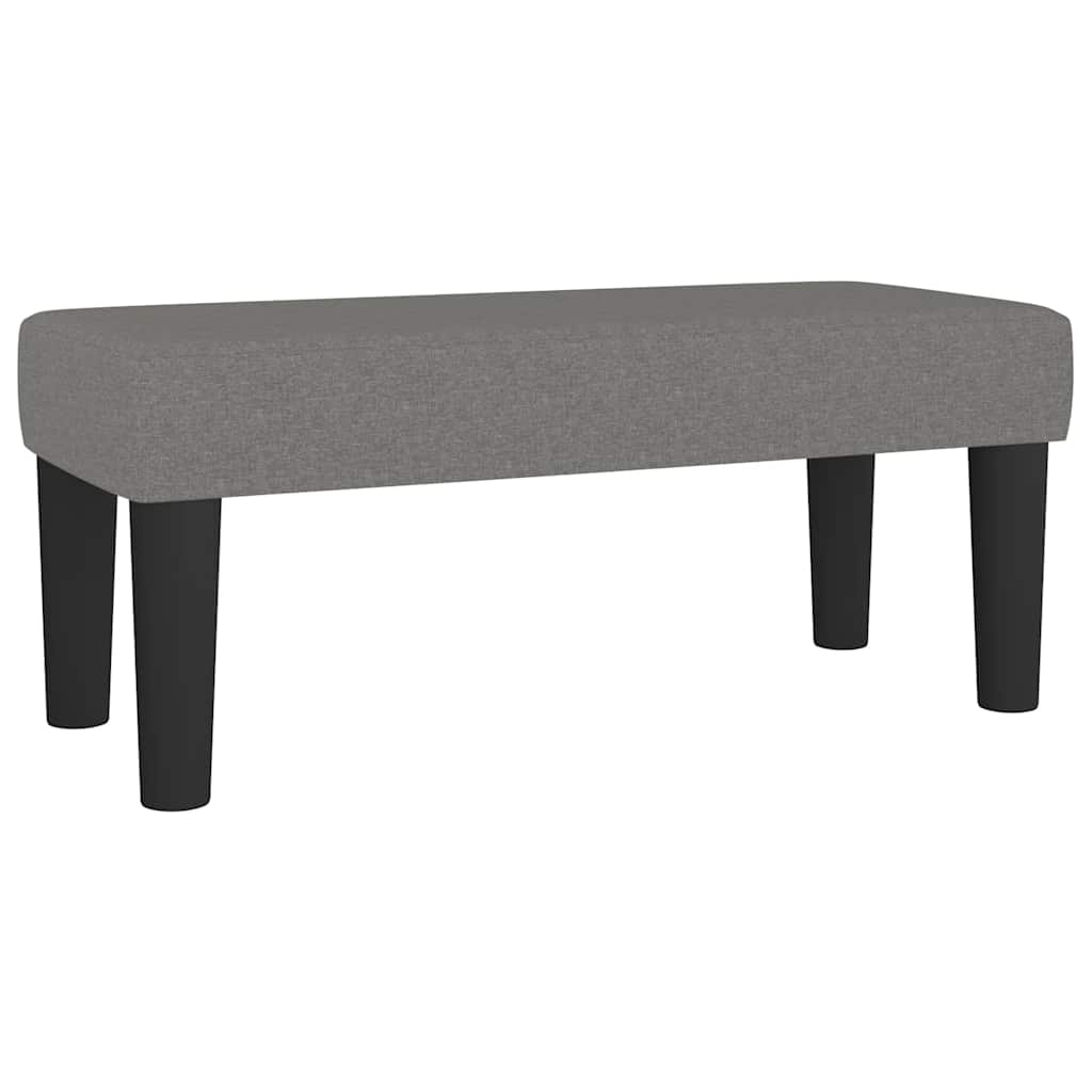 Giroletto a Molle con Materasso Grigio Scuro 120x190cm Tessuto | homemem39