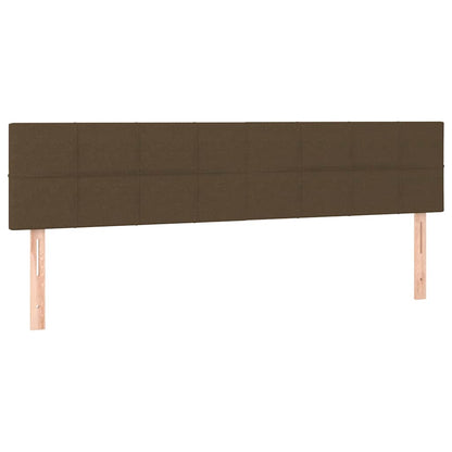 Giroletto a Molle con Materasso Marrone Scuro 120x190cm Tessuto | homemem39