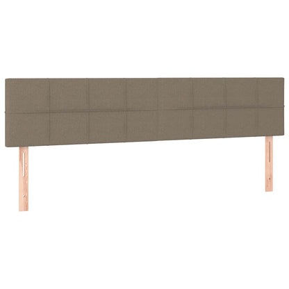 Giroletto a Molle con Materasso Tortora 120x190 cm in Tessuto | homemem39